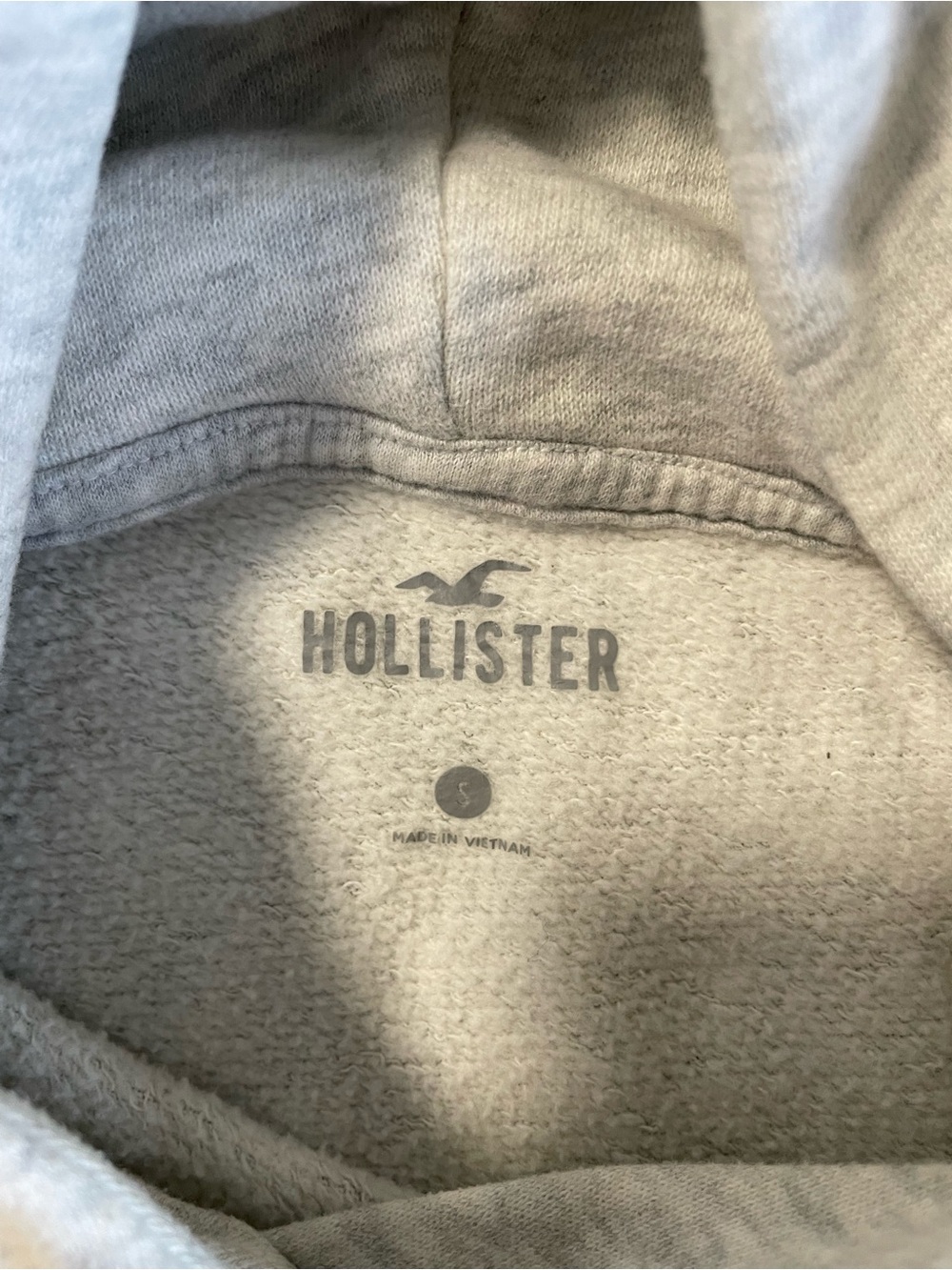 Hollister Light Gray Feel Good Oversized Hoodie - Picture 4 of 4